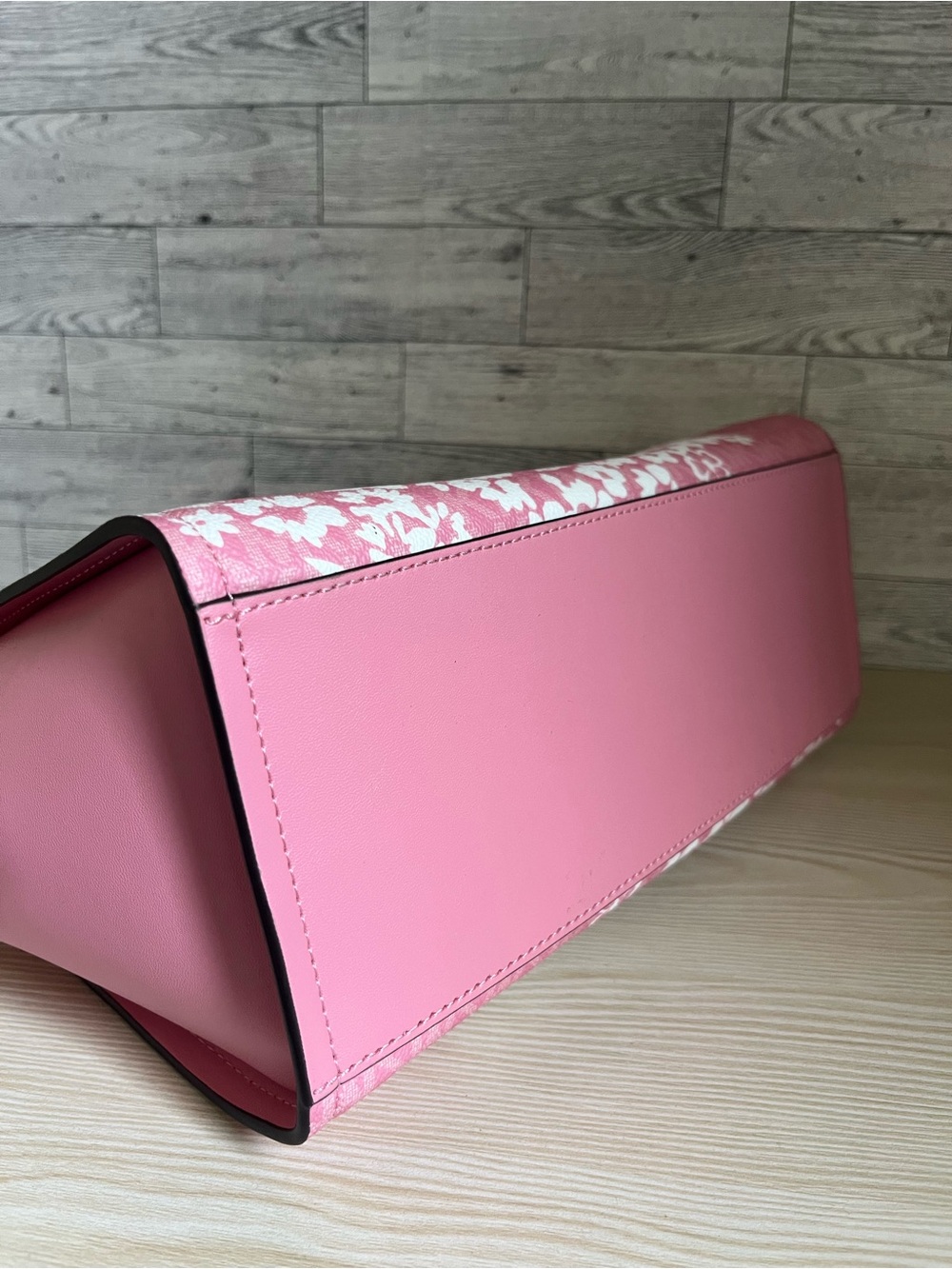 Michael Kors Carnation/Pink Medium Marilyn Satchel - Picture 6 of 11
